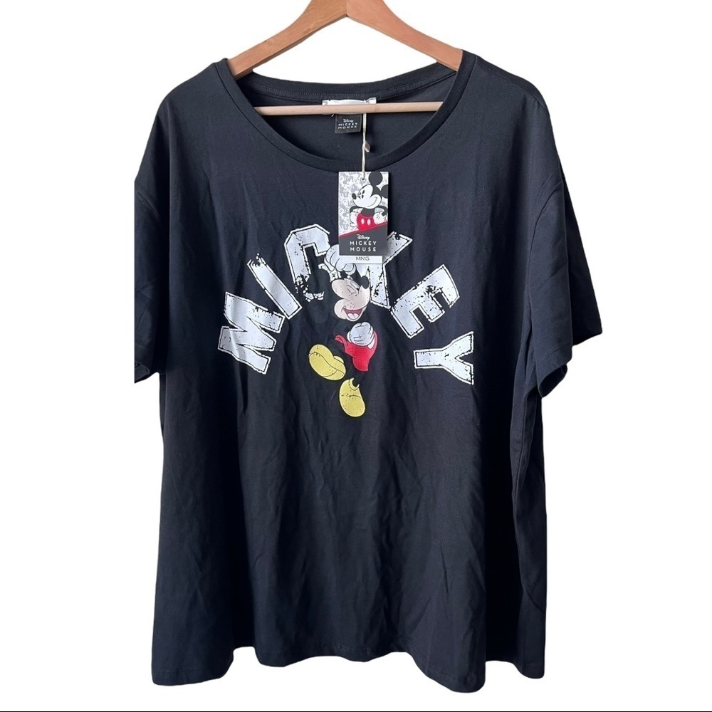 Mango Mickey Mouse black T-shirt New - Picture 9 of 12